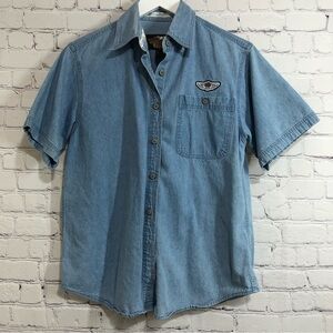 Harley Davidson button down shirt